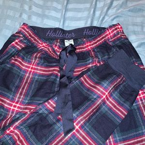 plaid pajama bottoms from Hollister